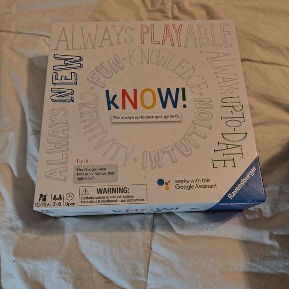 kNOW! The Always Up-to-Date Quiz Game (Ravensburger) - Like New - Picture 1 of 1